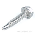 Metric Cross recessed hex head self-drilling screws